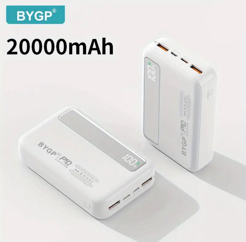 🔋 Потужний Power Bank 20000/10000 мА·год з LED-дисплеєм