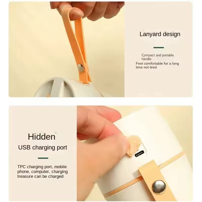 Повседневная бутылка-блендер для смузи с зарядкой через USB – Ваш новый идеальный спутник для здоровых напитков на ходу! 🥤