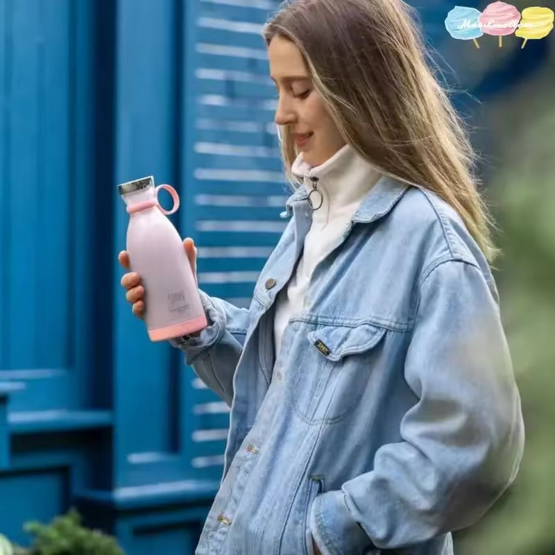 Бутылка-ликвидатор для сока с USB зарядкой и 6 лезвиями — портативный и удобный