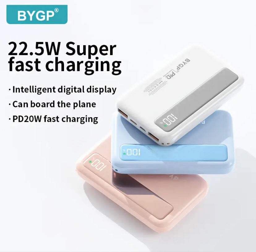 🔋 Потужний Power Bank 20000/10000 мА·год з LED-дисплеєм