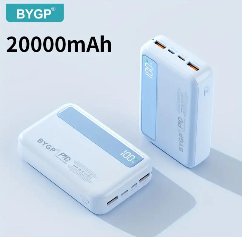 🔋 Потужний Power Bank 20000/10000 мА·год з LED-дисплеєм