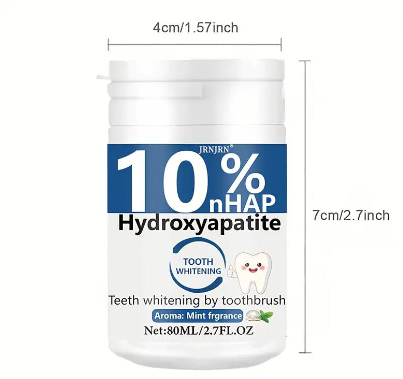 🦷 Зубний порошок з 10 % гідроксиапатитом
