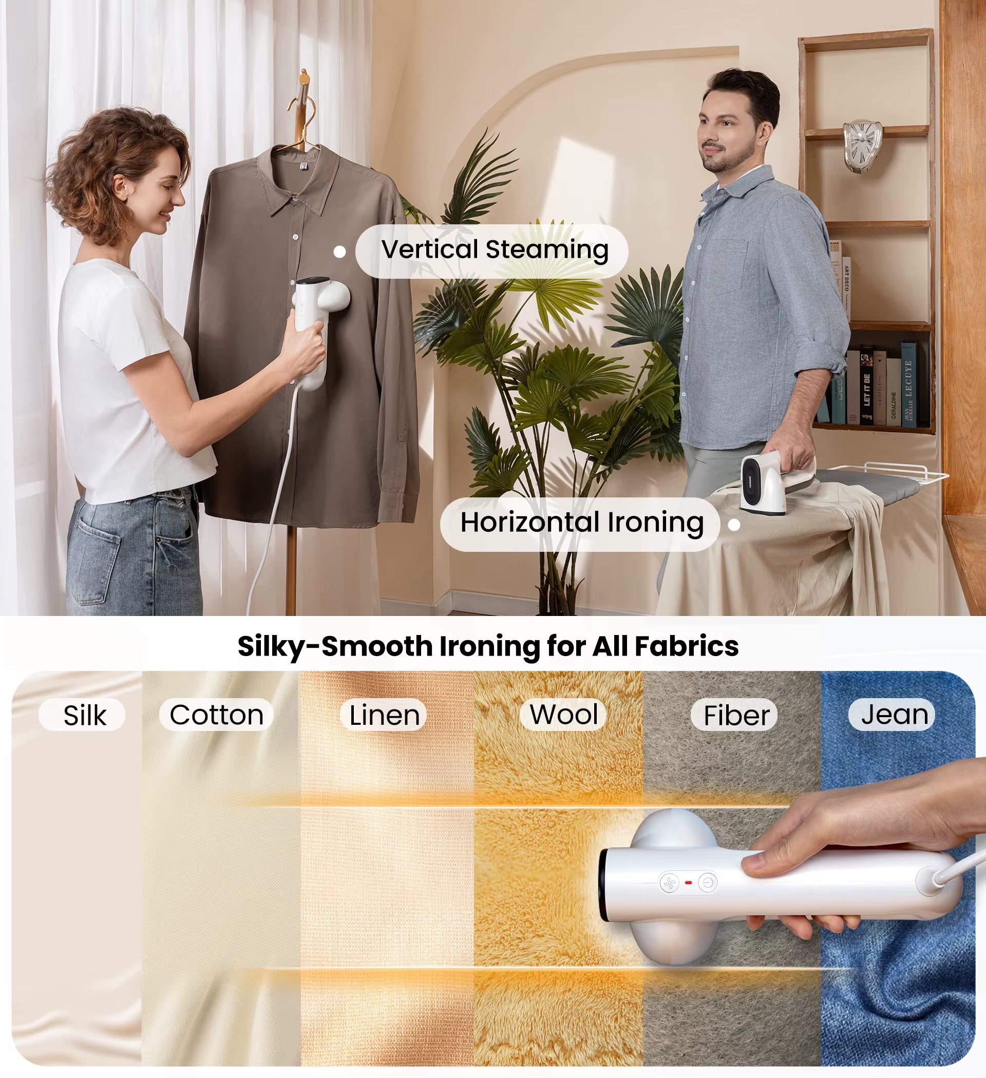 🔥Neakasa Magic 1 Self-Suction Vacuum Cleaner with AirIron Technology – Powerful 2300Pa Suction for Effortless Ironing and Vacuuming