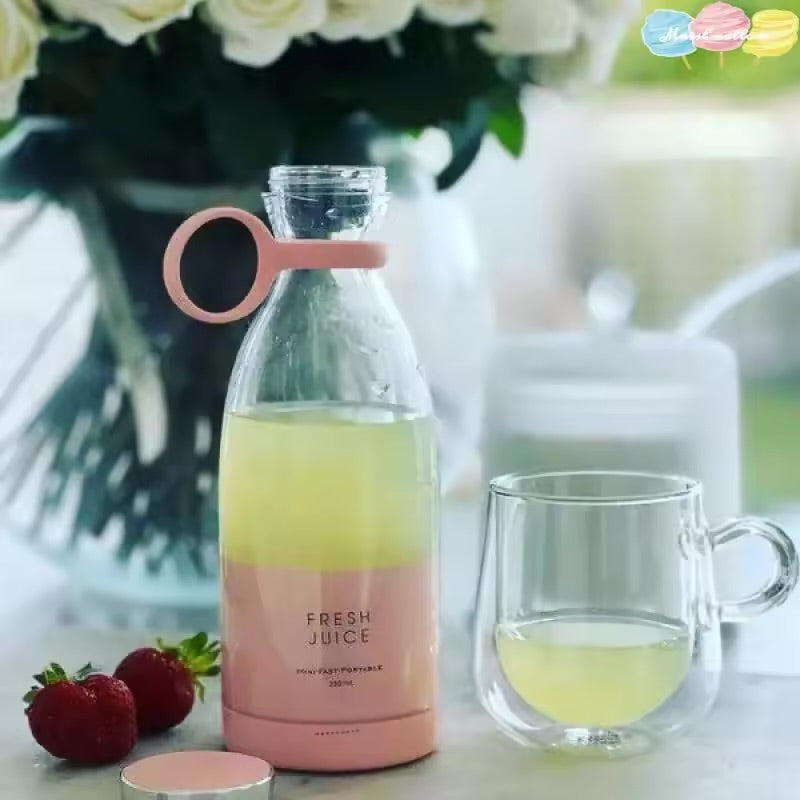 Бутылка-ликвидатор для сока с USB зарядкой и 6 лезвиями — портативный и удобный