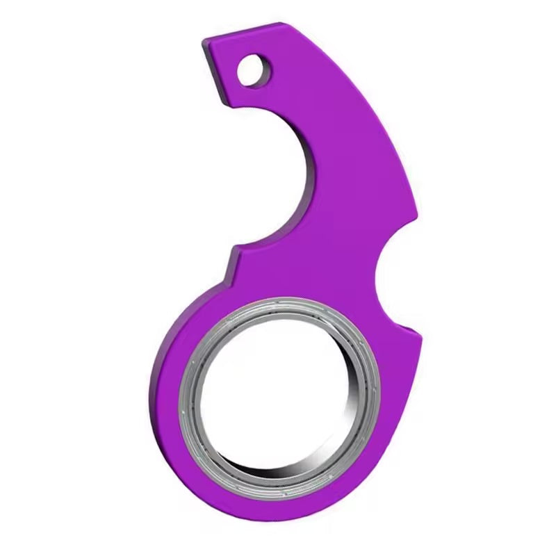 Spinner антистресс, металлический брелок, игрушка Fidget для пальца, кольцо для снятия стресса и тревожности, подарок на праздник