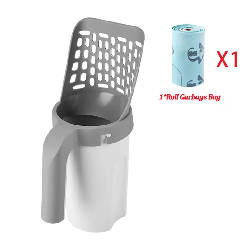 Лопатка для кошачьего туалета с запасными мешками, съемный ящик для туалета, фильтр для домашних животных, чистящее средство для уборки туалета