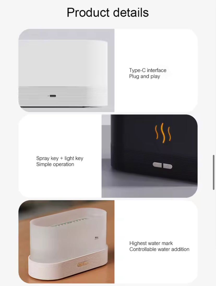 Портативний зволожувач повітря Cool Mist USB Led