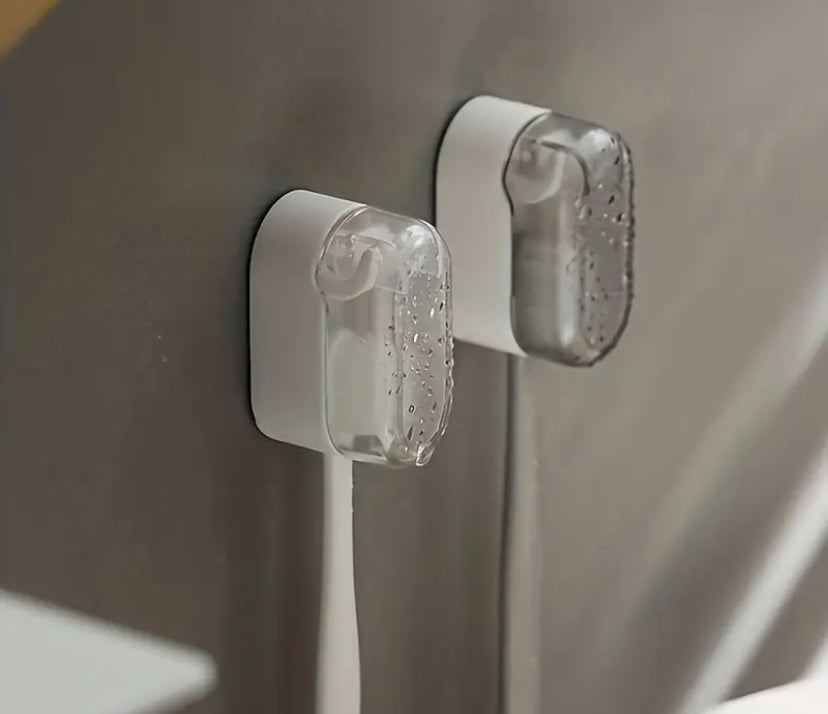 🪥 Набір із 3 тримачів для зубних щіток із кришкою