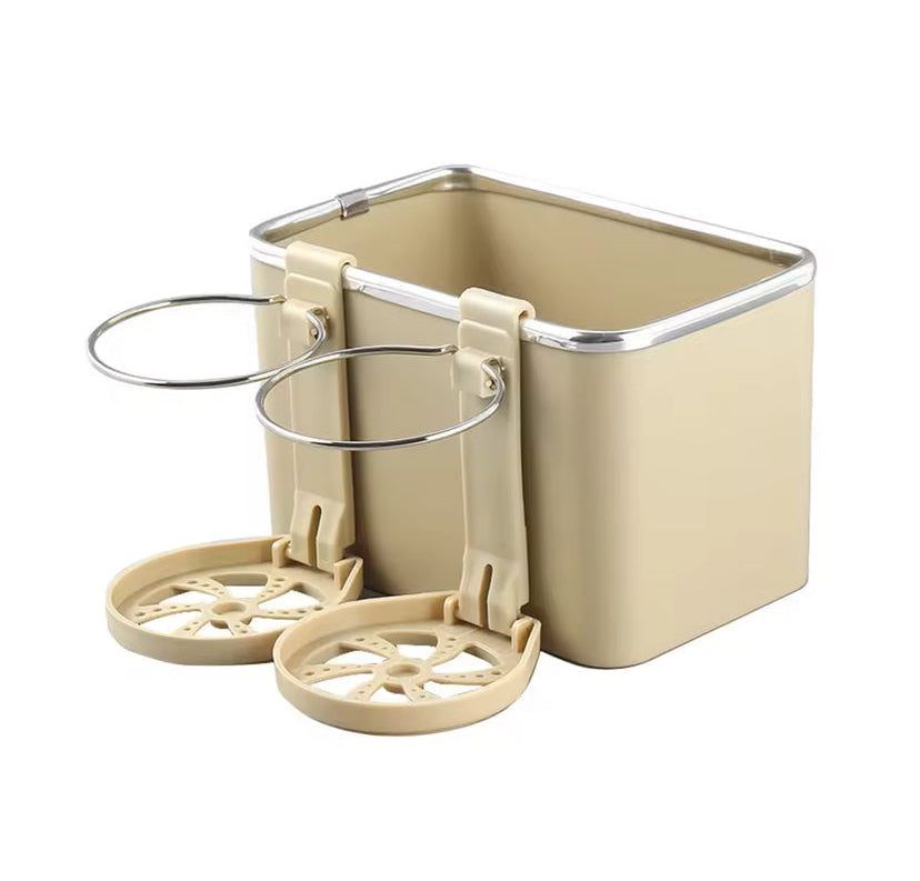 🚗 Мультифункціональний органайзер для авто з тримачем для напоїв і серветок + ПОДАРУНОК!