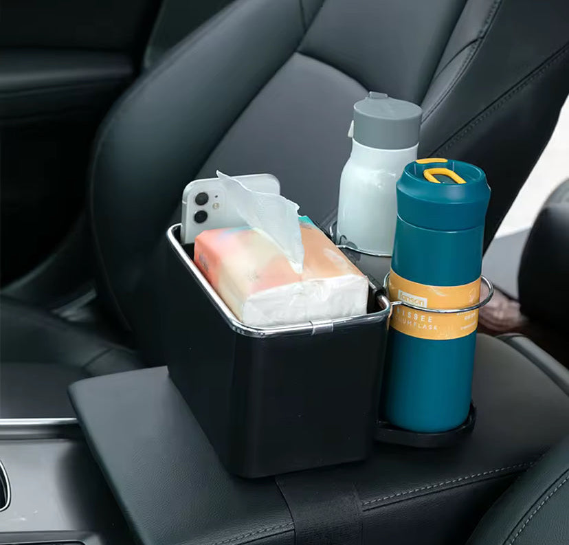 🚗 Мультифункціональний органайзер для авто з тримачем для напоїв і серветок + ПОДАРУНОК!