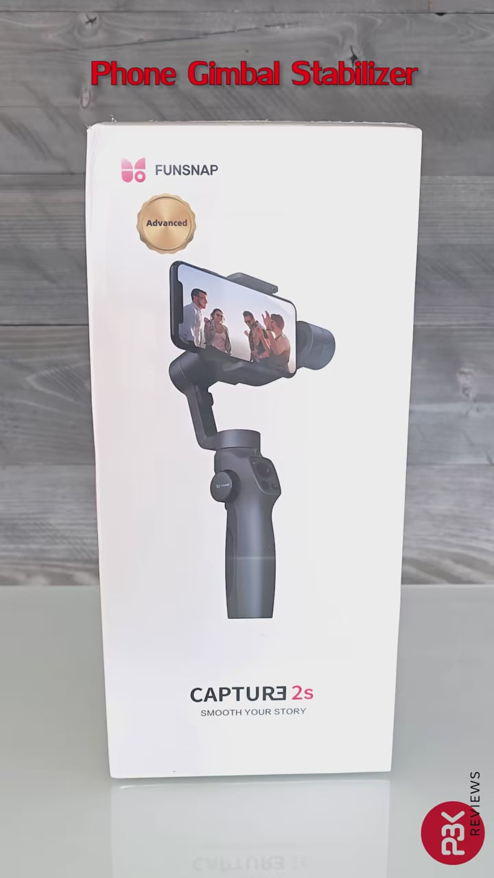 Funsnap Capture 2S – 3-осьовий розумний стабілізатор для смартфонів і екшн-камера